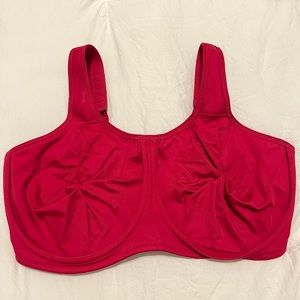 Red Wacoal sports bra 38 G